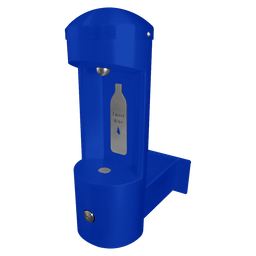 CWBF-1WM outdoor bottle filler, wall mounted, blue