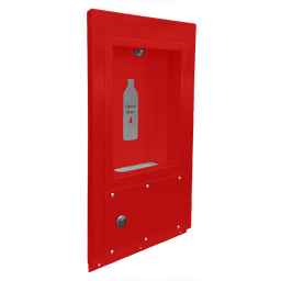 WOBF-1RFM-RPB bottle filler, recessed, front mounted, red