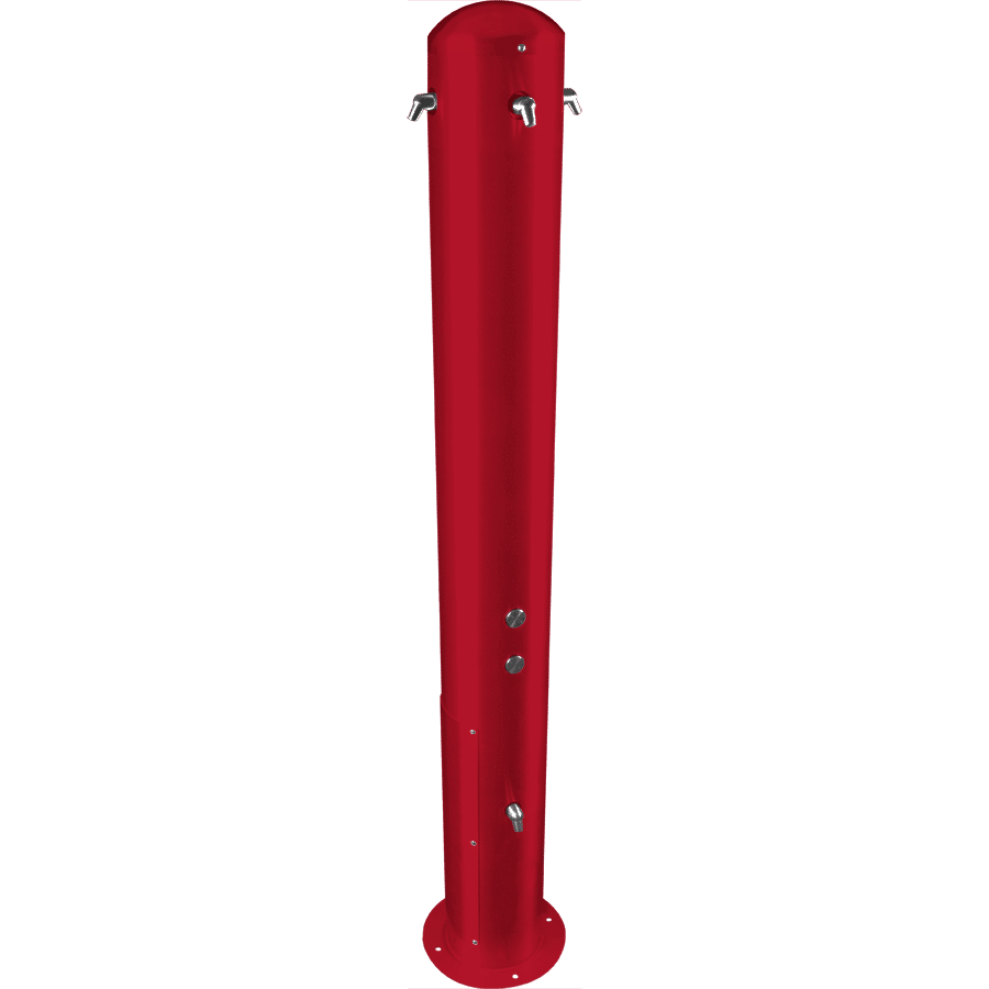 WODS-1-1 outdoor shower, 1 station with 1 foot wash